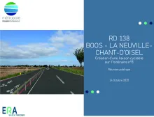 projet voie cyclable